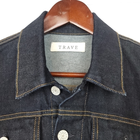 TRAVE "Adrianne" "Free Bird"  Wash Denim Jacket - Picture 4 of 11
